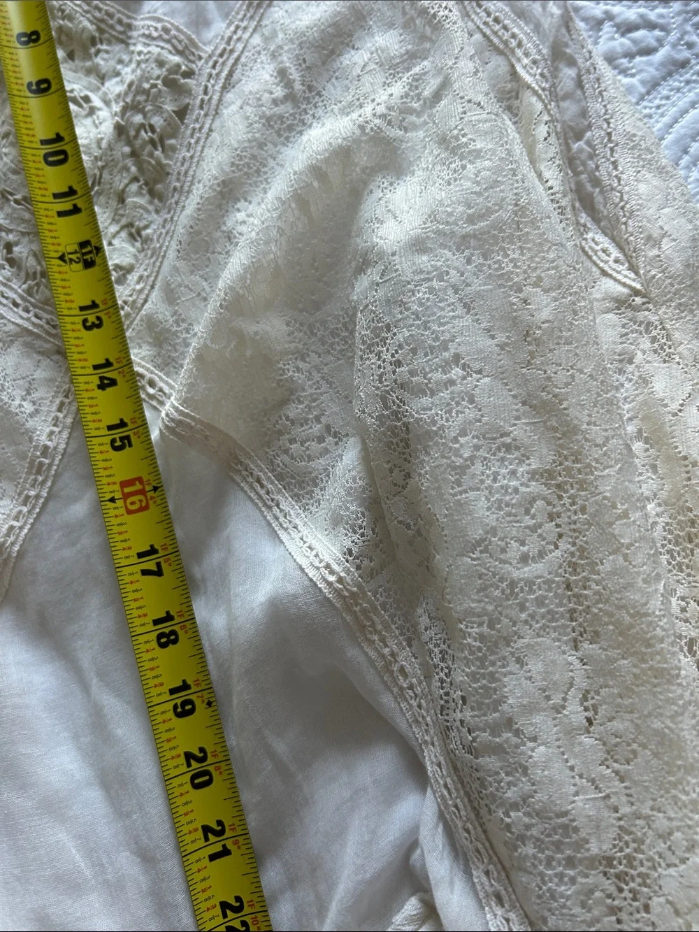 Free People Cream AngelLace Halter Mini Dress Size XS